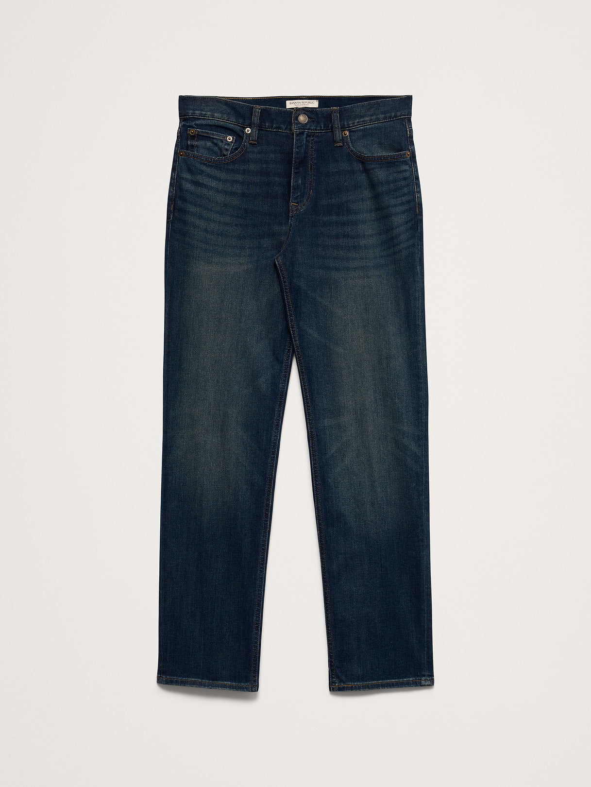 Straight Luxe Traveler Jean - Dusty Blue