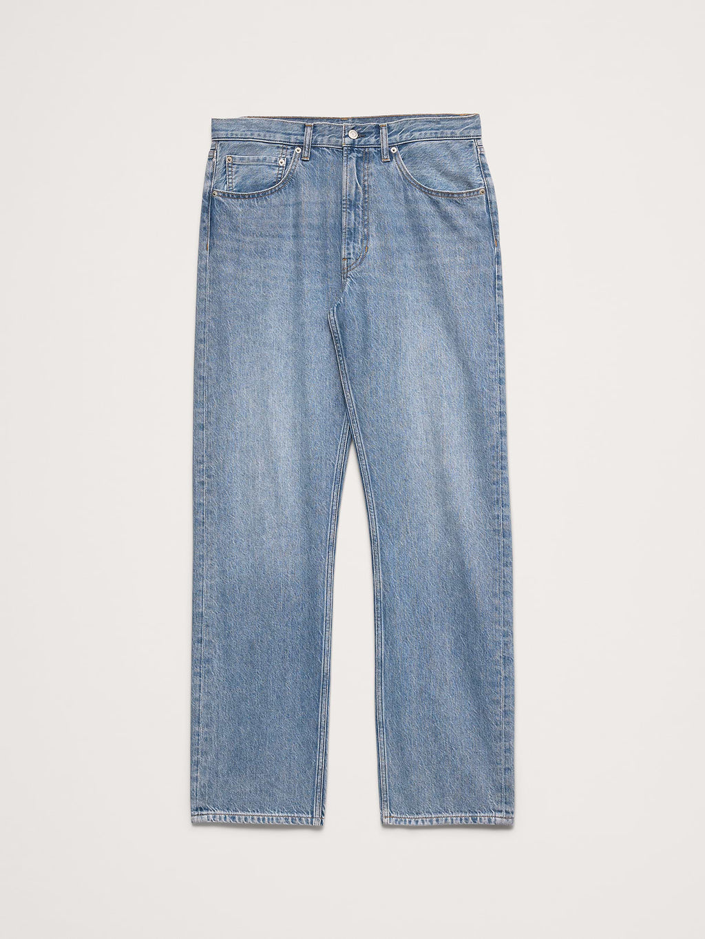 Relaxed-Straight Lightweight Jean - Light Wash