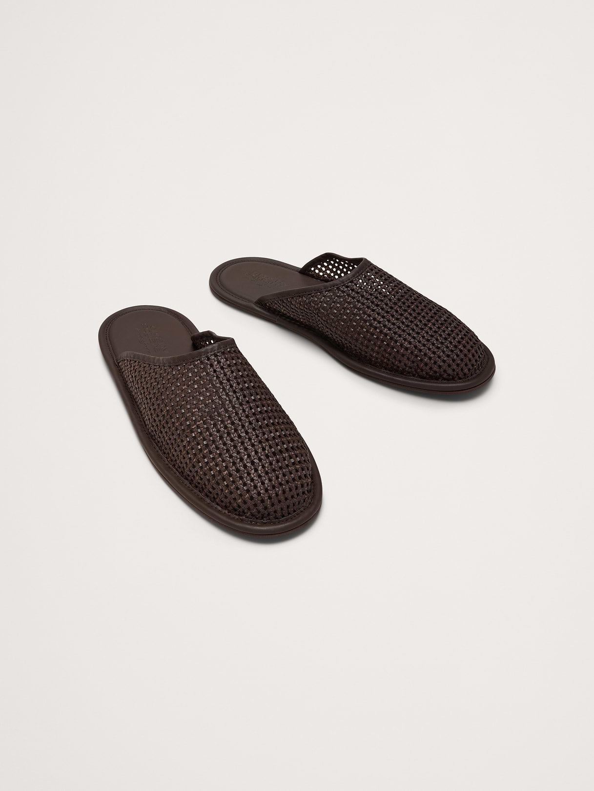 Woven Slide - Dark Brown