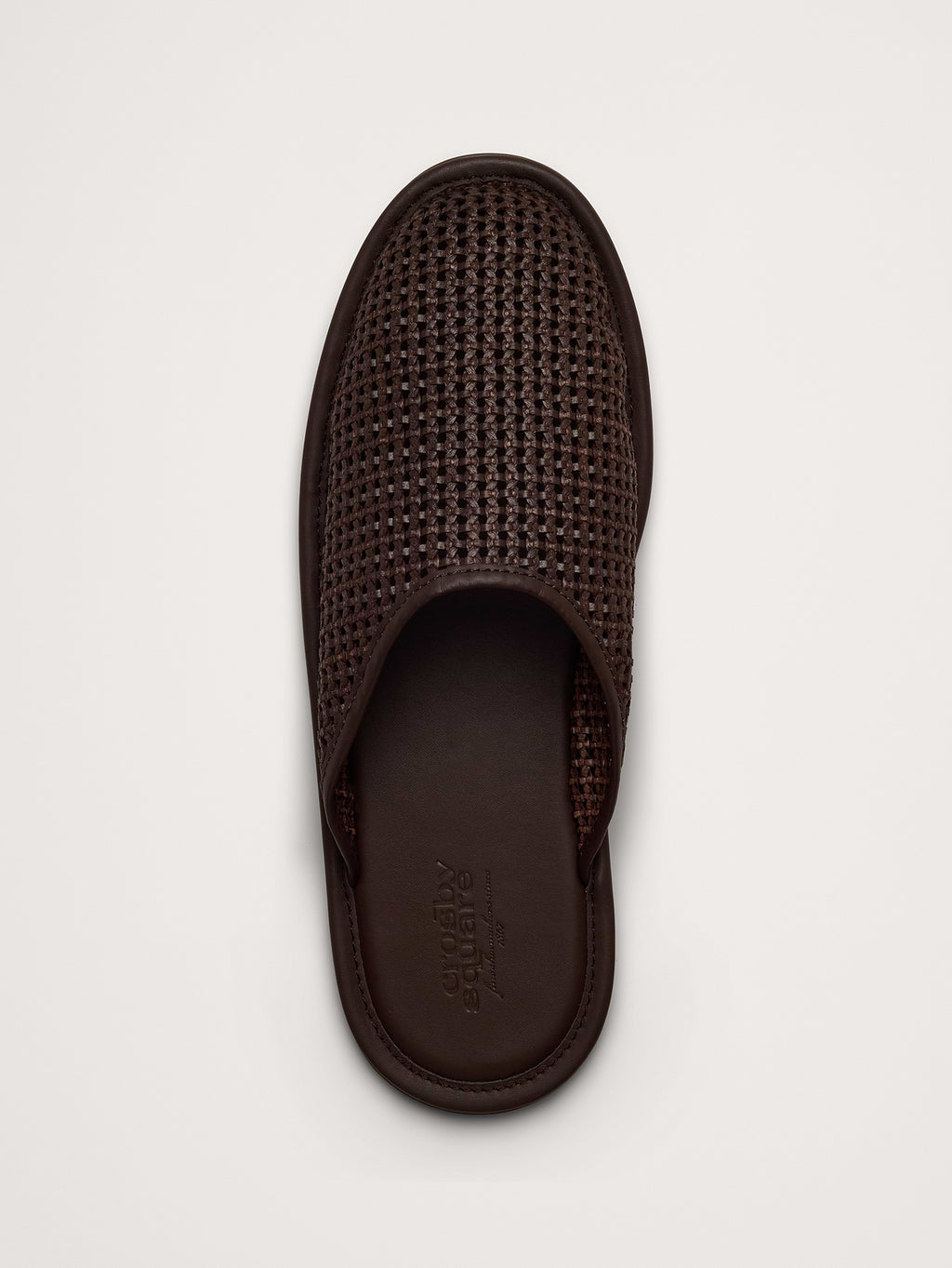 Woven Slide - Dark Brown
