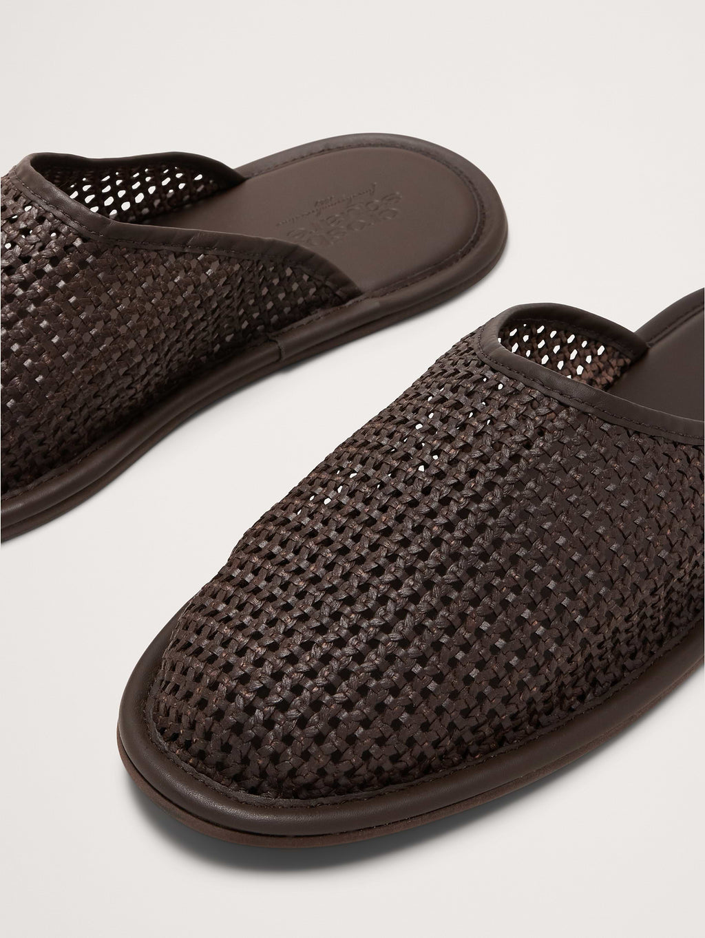 Woven Slide - Dark Brown