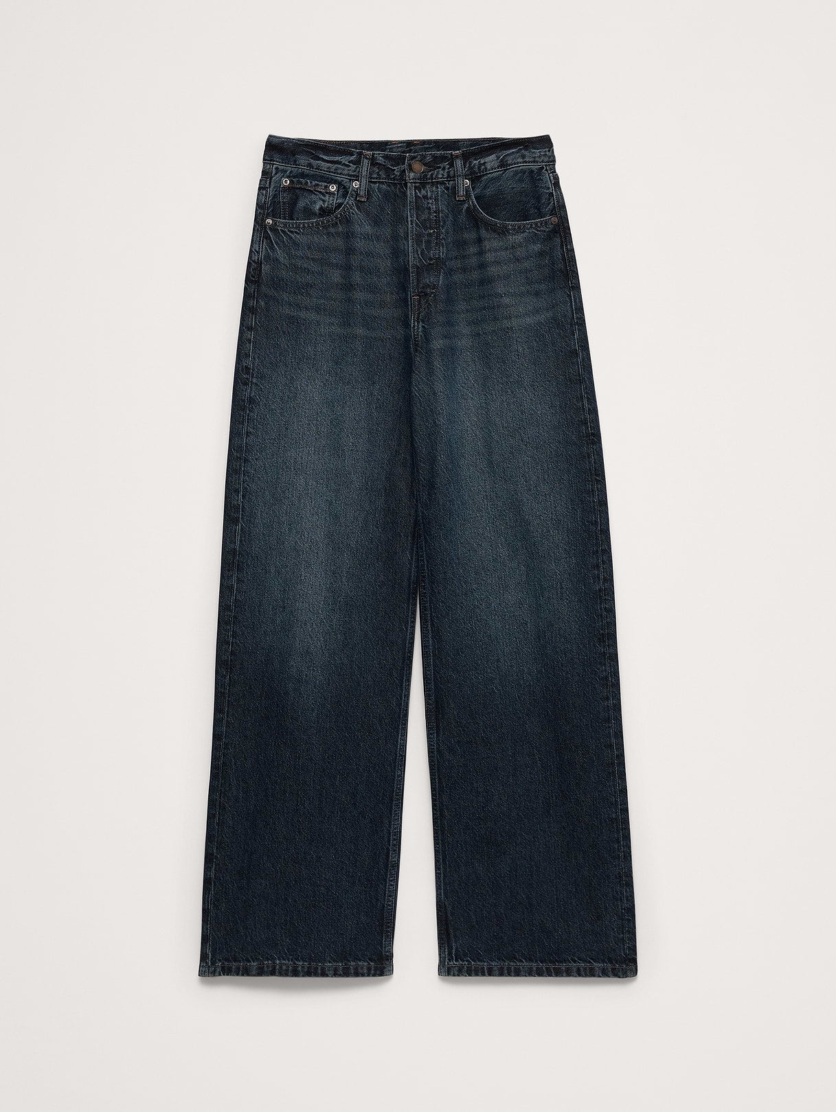Mid-Rise Baggy-Straight Lightweight Jean - Medium Wash