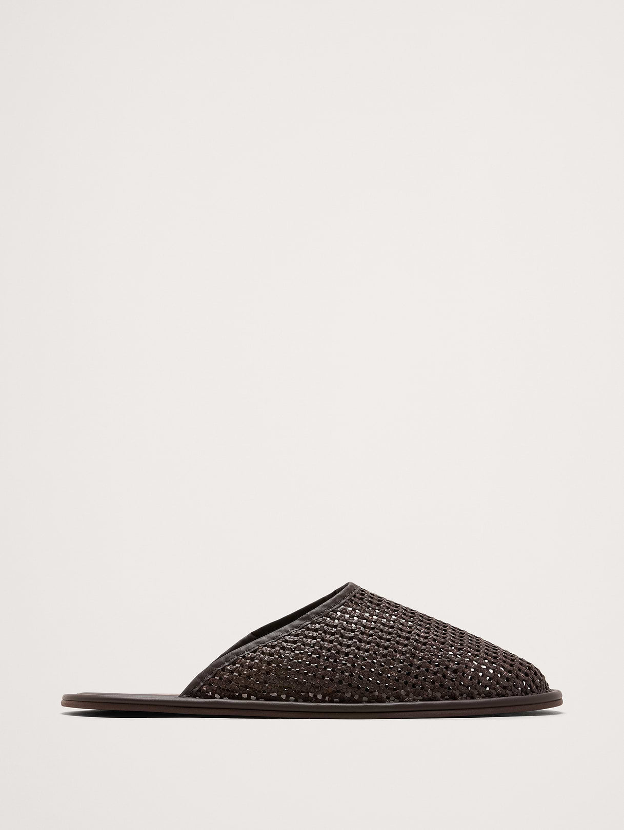 Woven Slide - Dark Brown