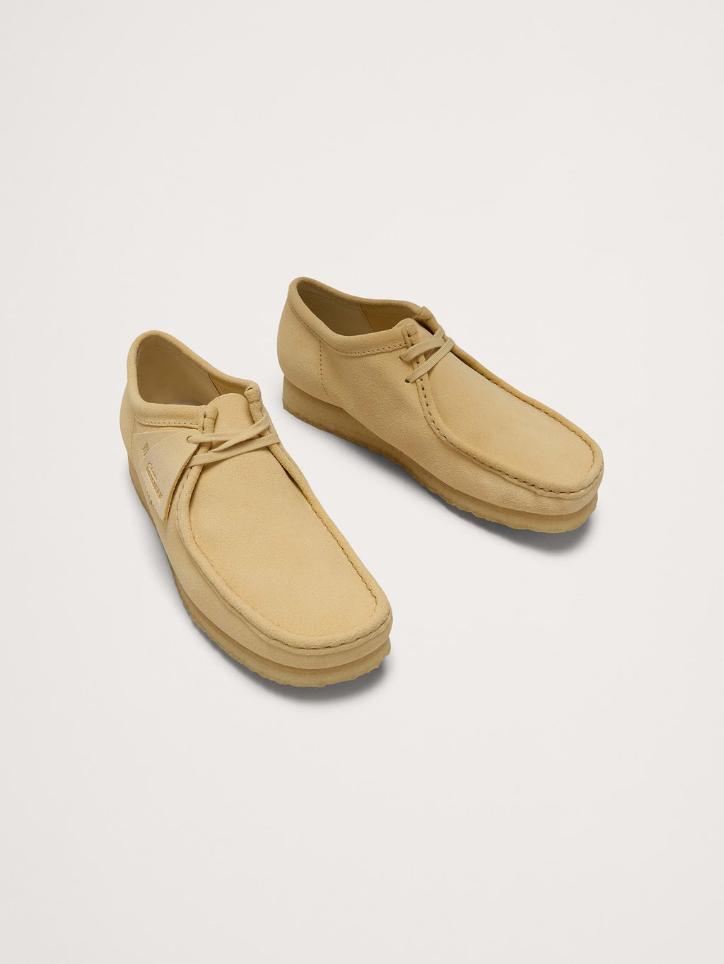 Suede Wallabee Shoe by Clark's Originals - Pale Yellow
