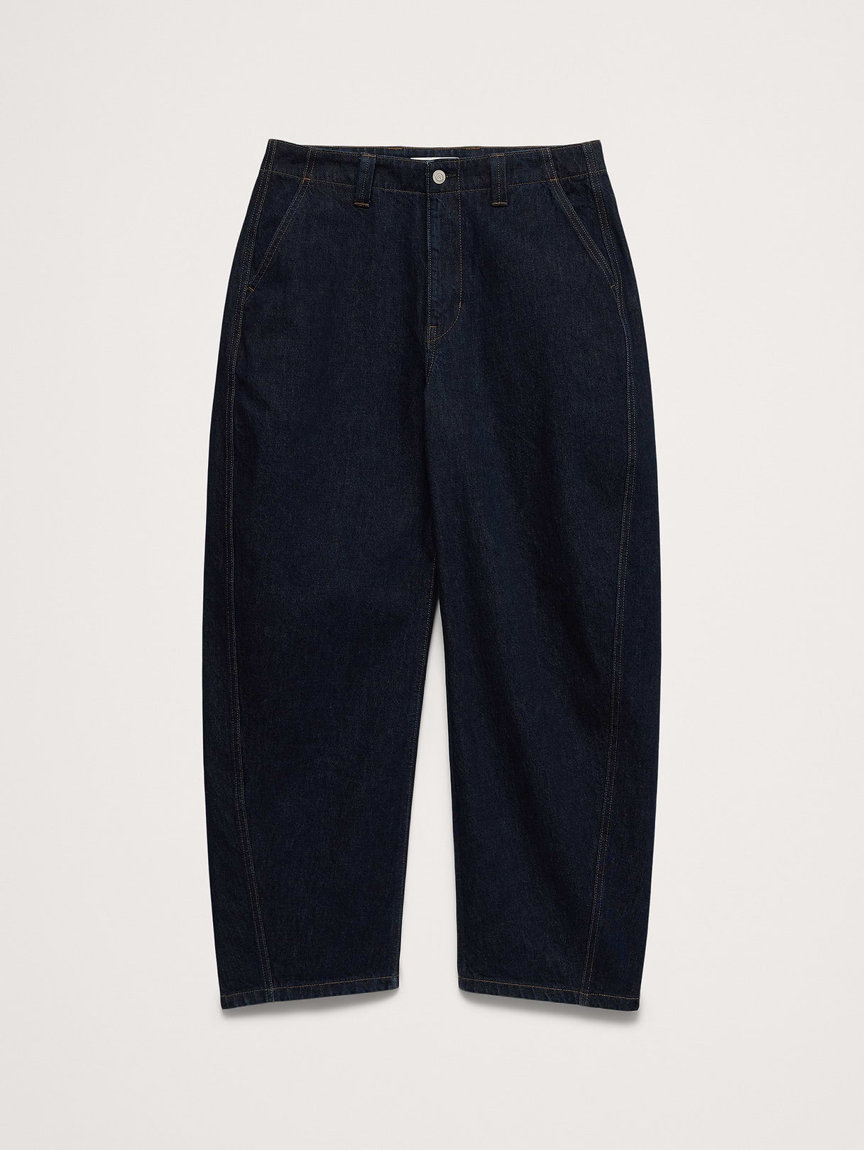 Loose Twisted Seam Jean - Rinse Dark Wash