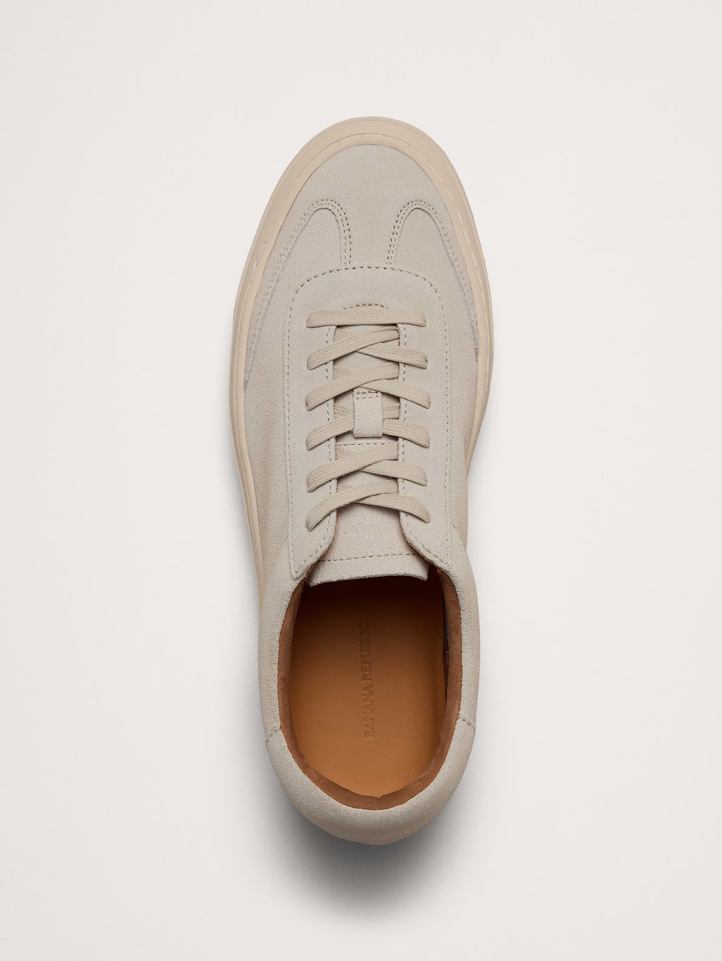 Suede Court Sneaker - Chalk White