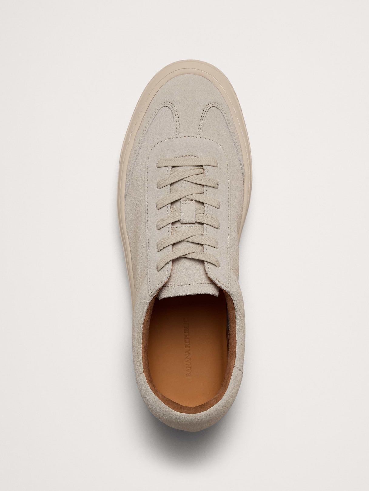 Suede Court Sneaker - Chalk White