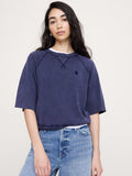 Garment Dye Sweatshirt Tee - Blue Inkling