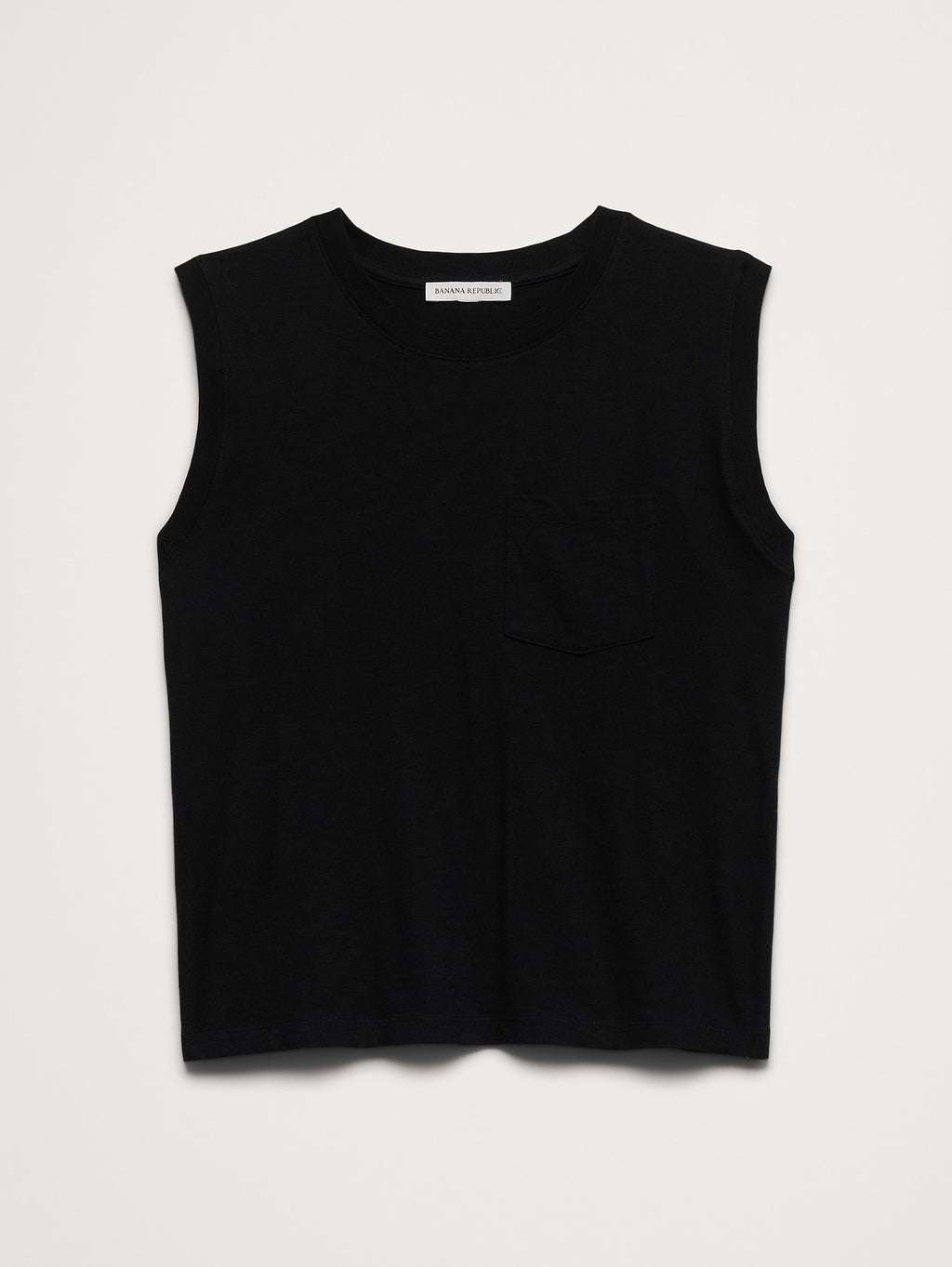 Cotton Slub Tank - Black
