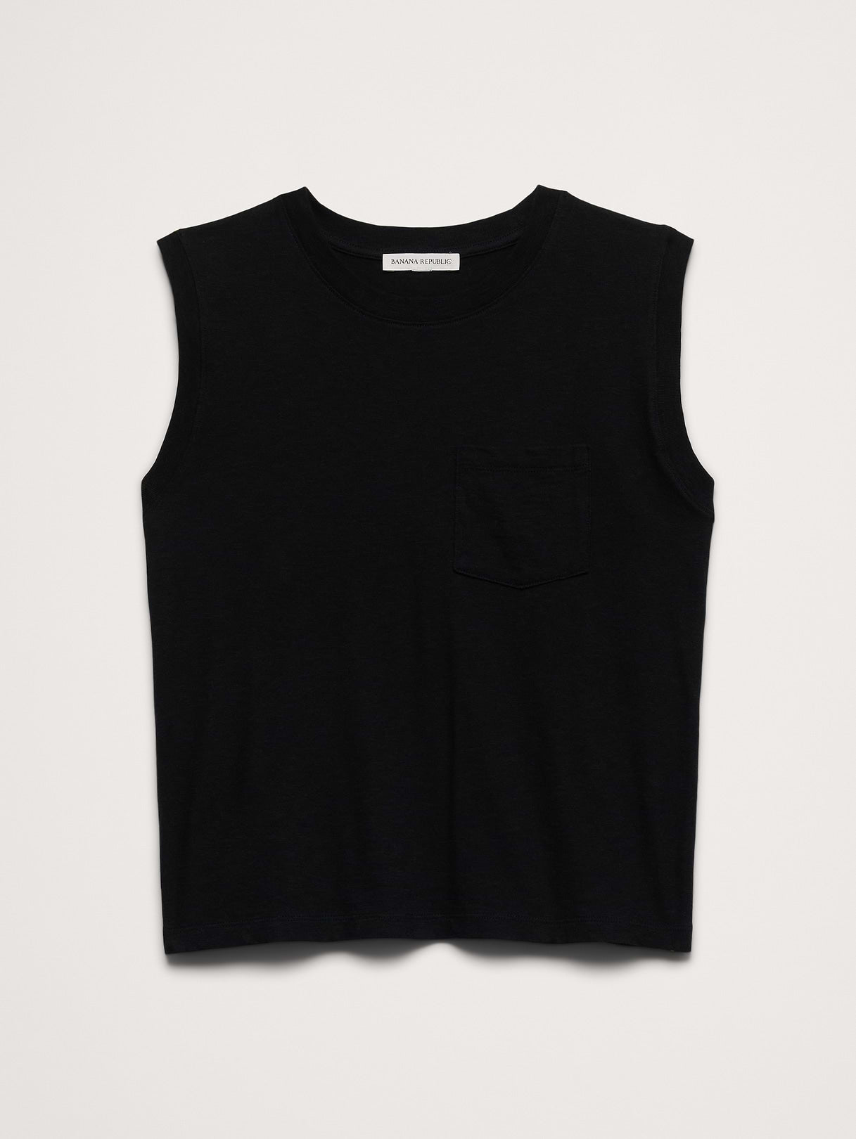 Cotton Slub Tank - Black
