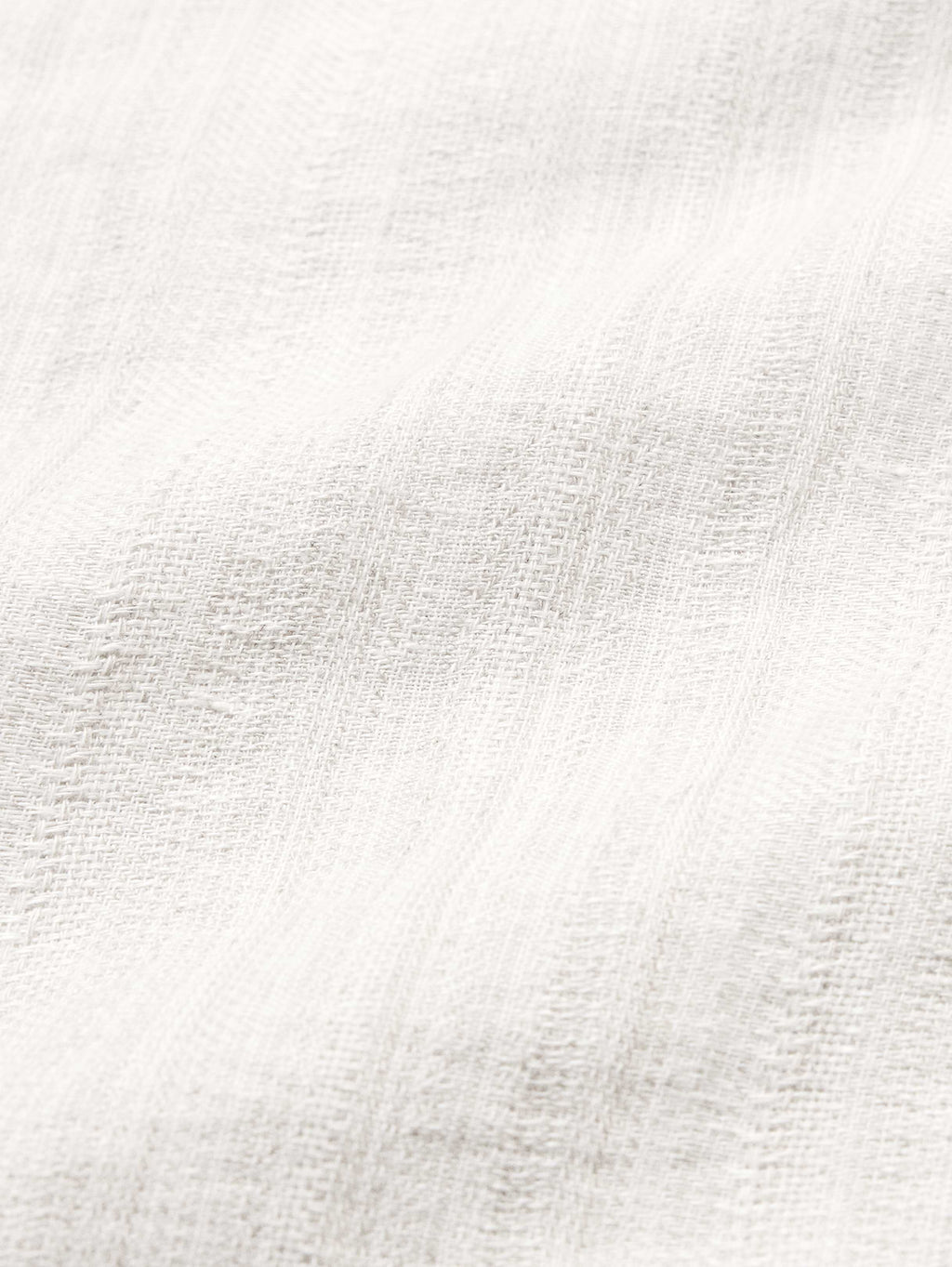 Standard-Fit Textured Linen-Cotton Shirt - Khaki Beige