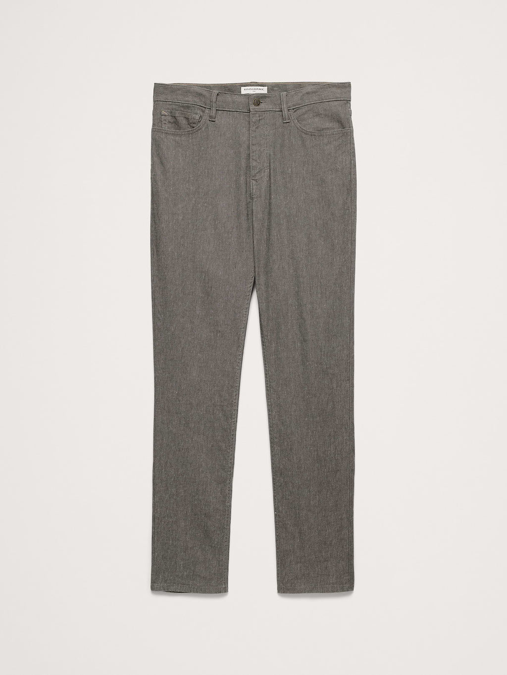Slim Linen-Cotton Traveler Pant - Sage Green-Gray