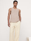 Cotton Sweater Tank - Mini Stripe Yellow