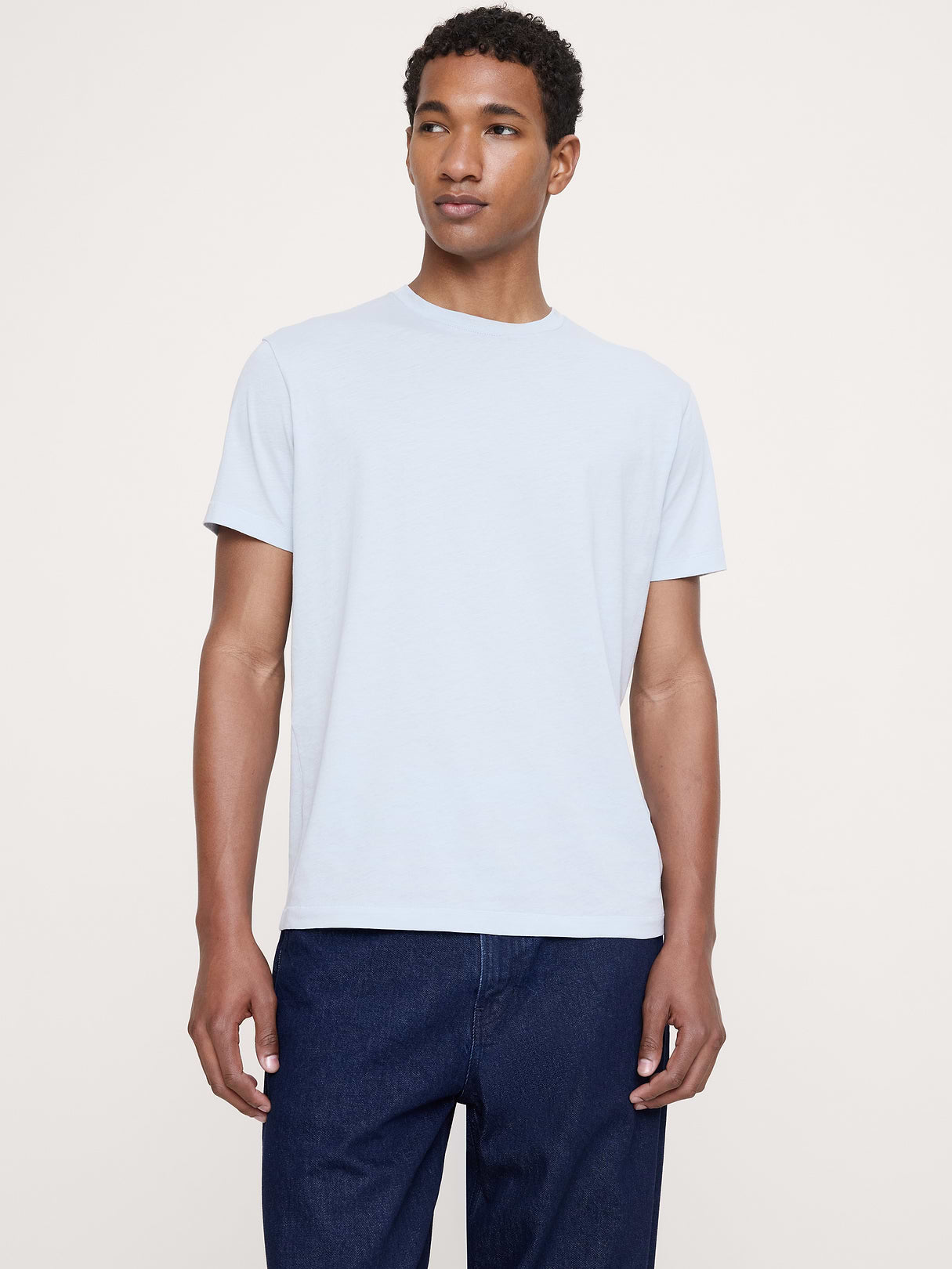 Lightweight Cotton Crew-Neck T-Shirt - Blue Dream