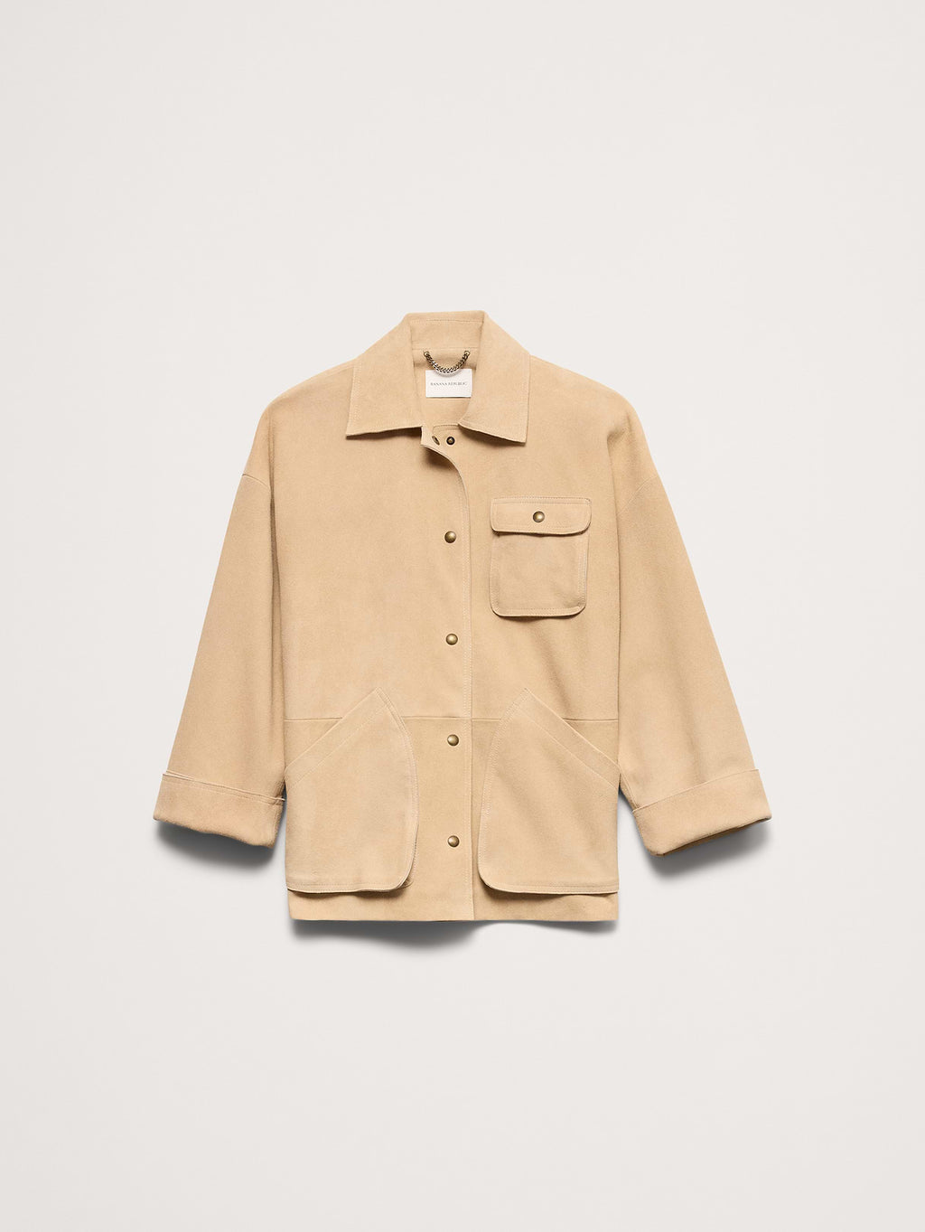 Heritage Suede Jacket - Light Tan