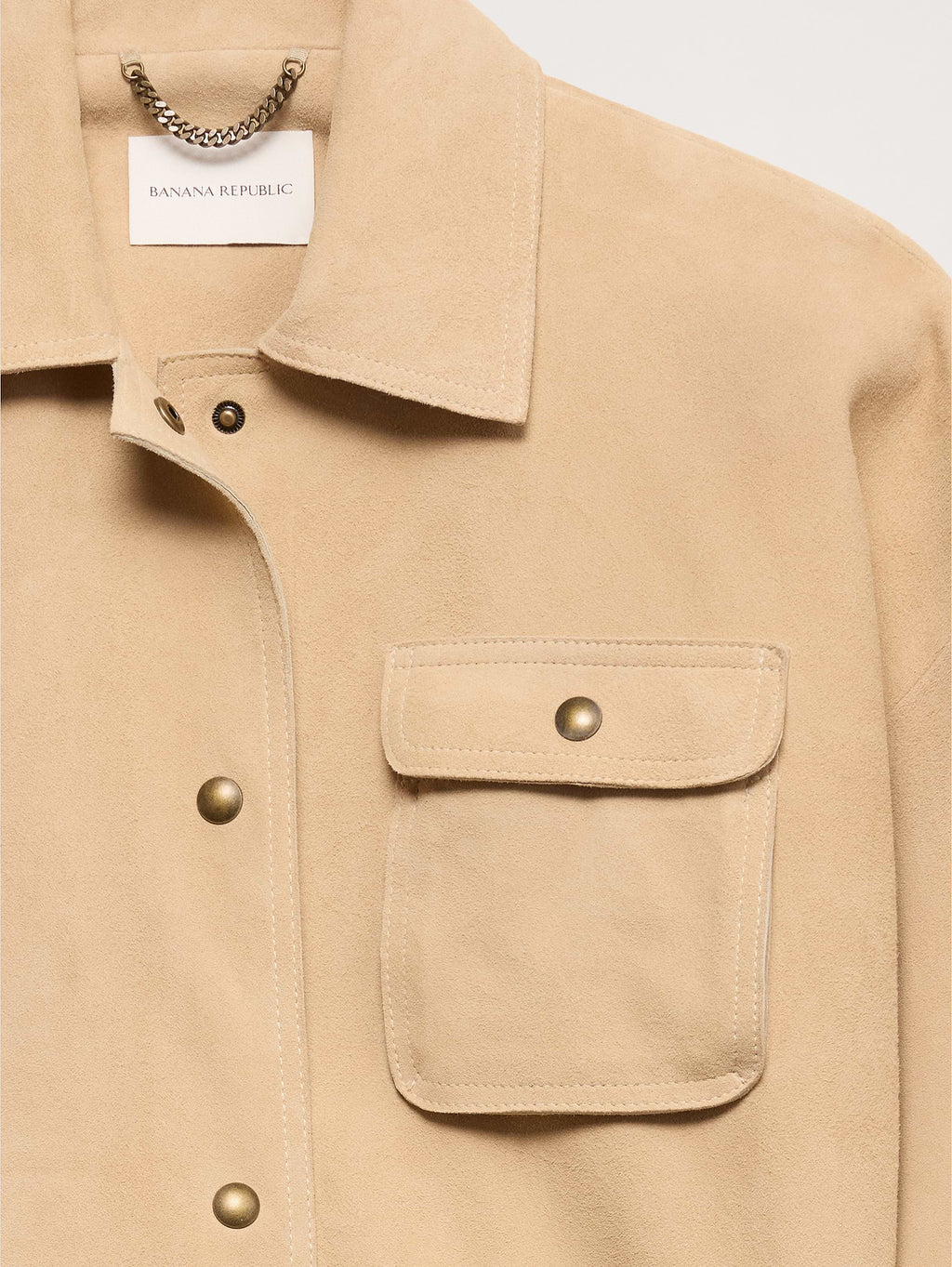 Heritage Suede Jacket - Light Tan