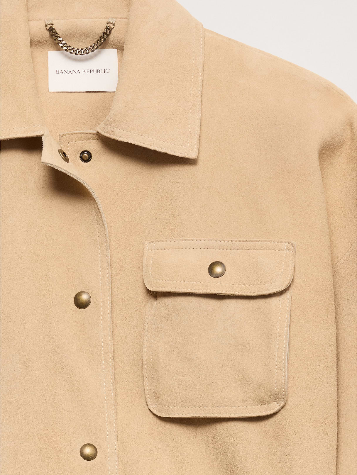 Heritage Suede Jacket - Light Tan