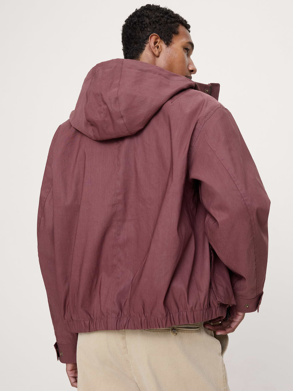 Hooded Field Jacket - Balsamic Burgundy