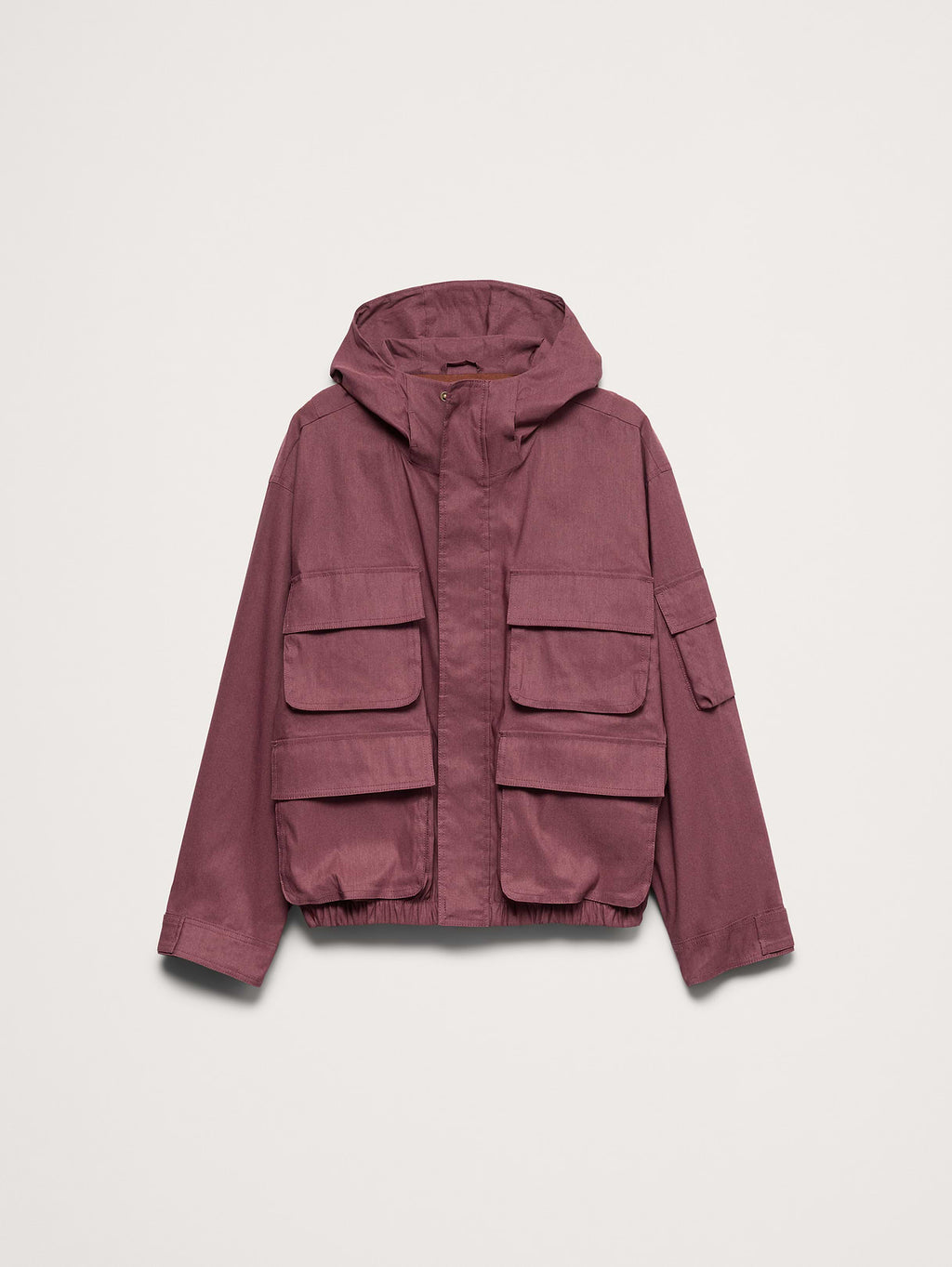 Hooded Field Jacket - Balsamic Burgundy