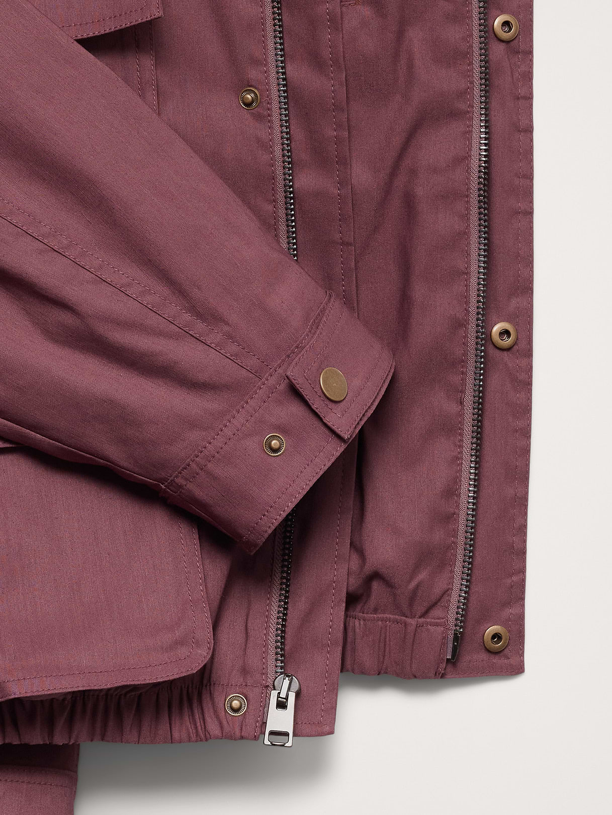 Hooded Field Jacket - Balsamic Burgundy