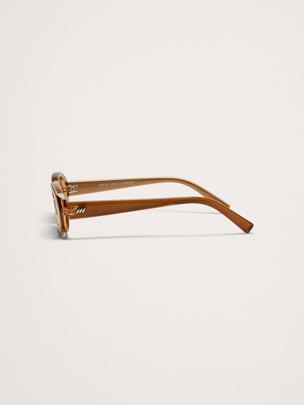 Outta Love Sunglasses by Le Specs - Caramel