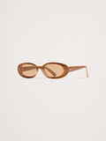Outta Love Sunglasses by Le Specs - Caramel