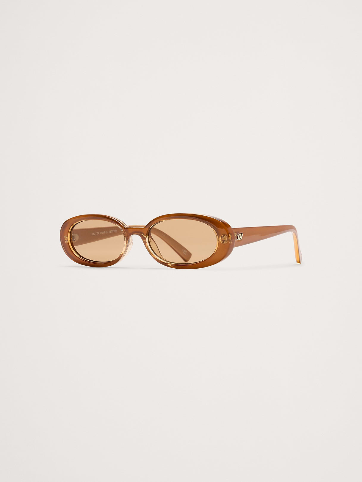 Outta Love Sunglasses by Le Specs - Caramel
