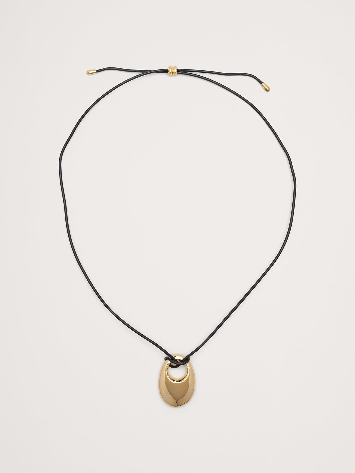 O-Ring Sculpted Necklace - Gold