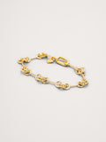 Double Ring Chain Bracelet - Gold