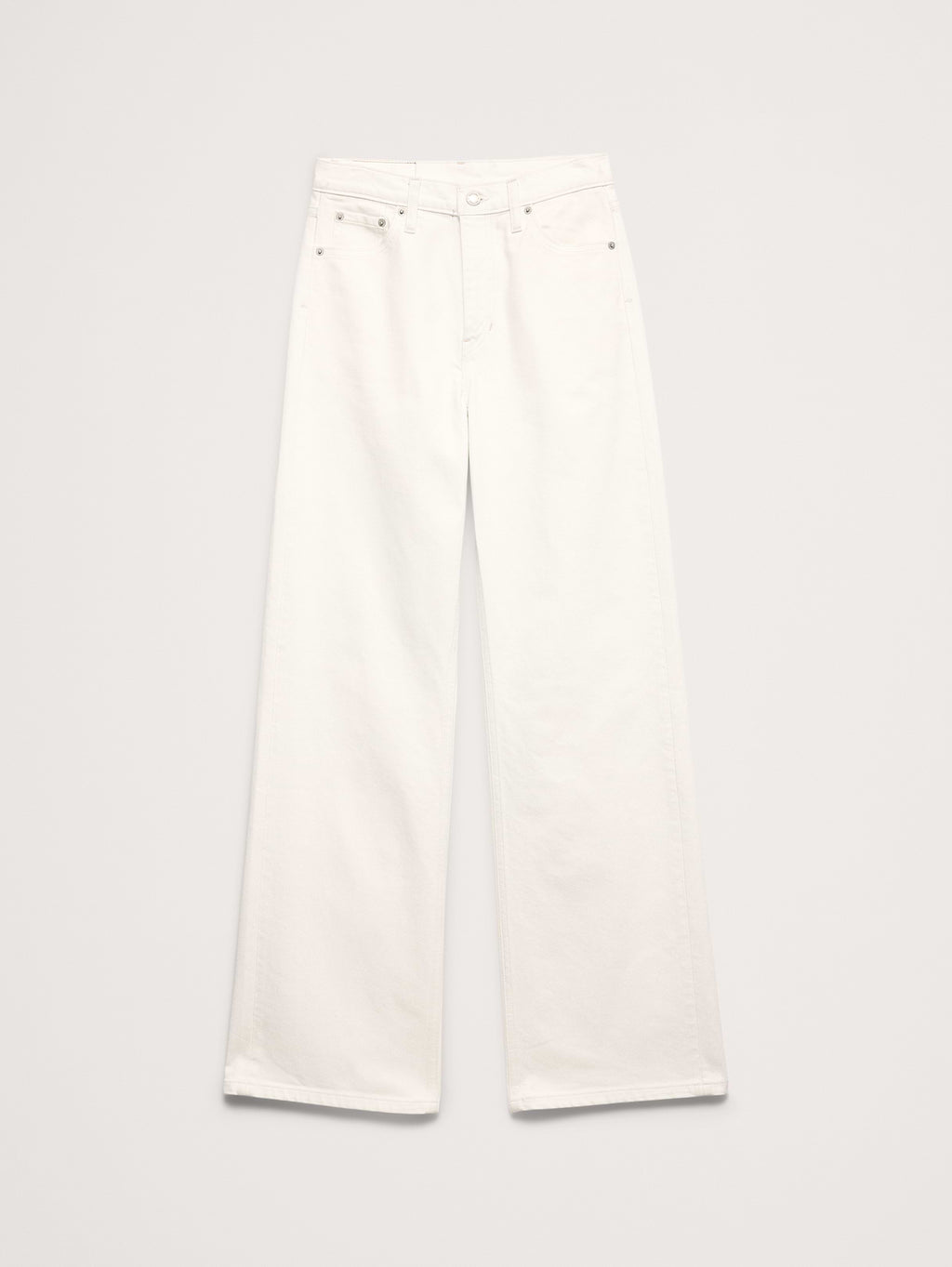 The Icon Classic Wide-Leg Jean - White