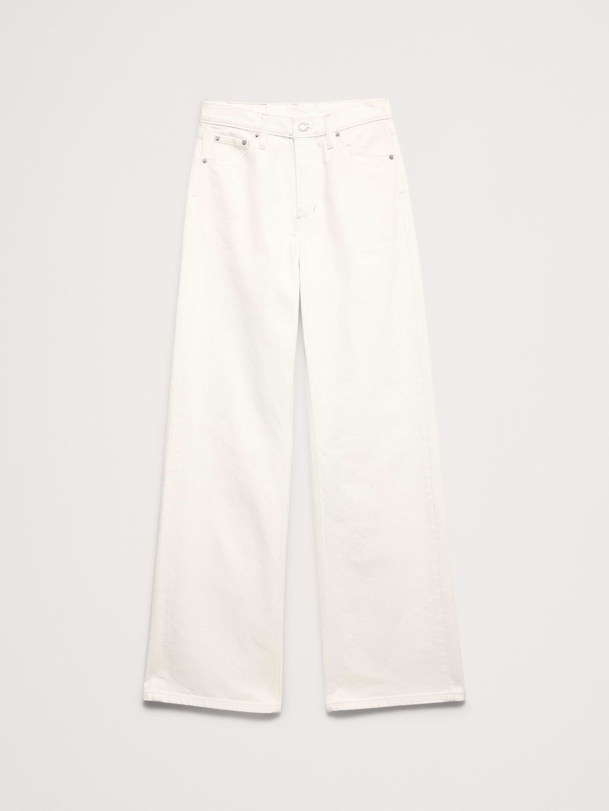 The Icon Classic Wide-Leg Jean - White