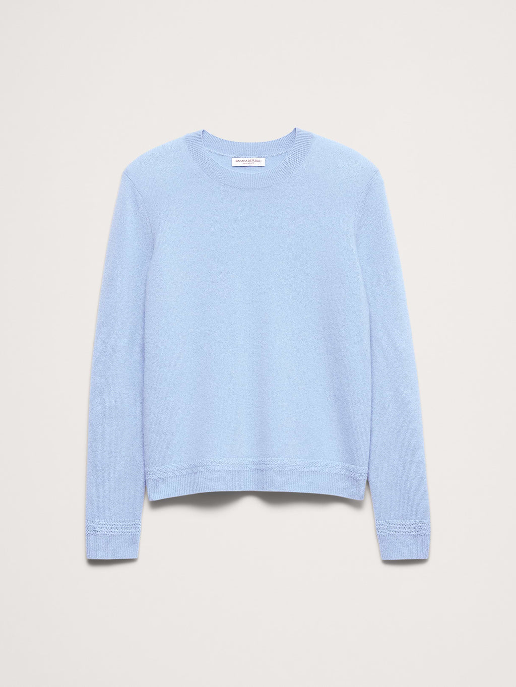 Lightweight Cashmere Crew-Neck Sweater - Cerulean Blue
