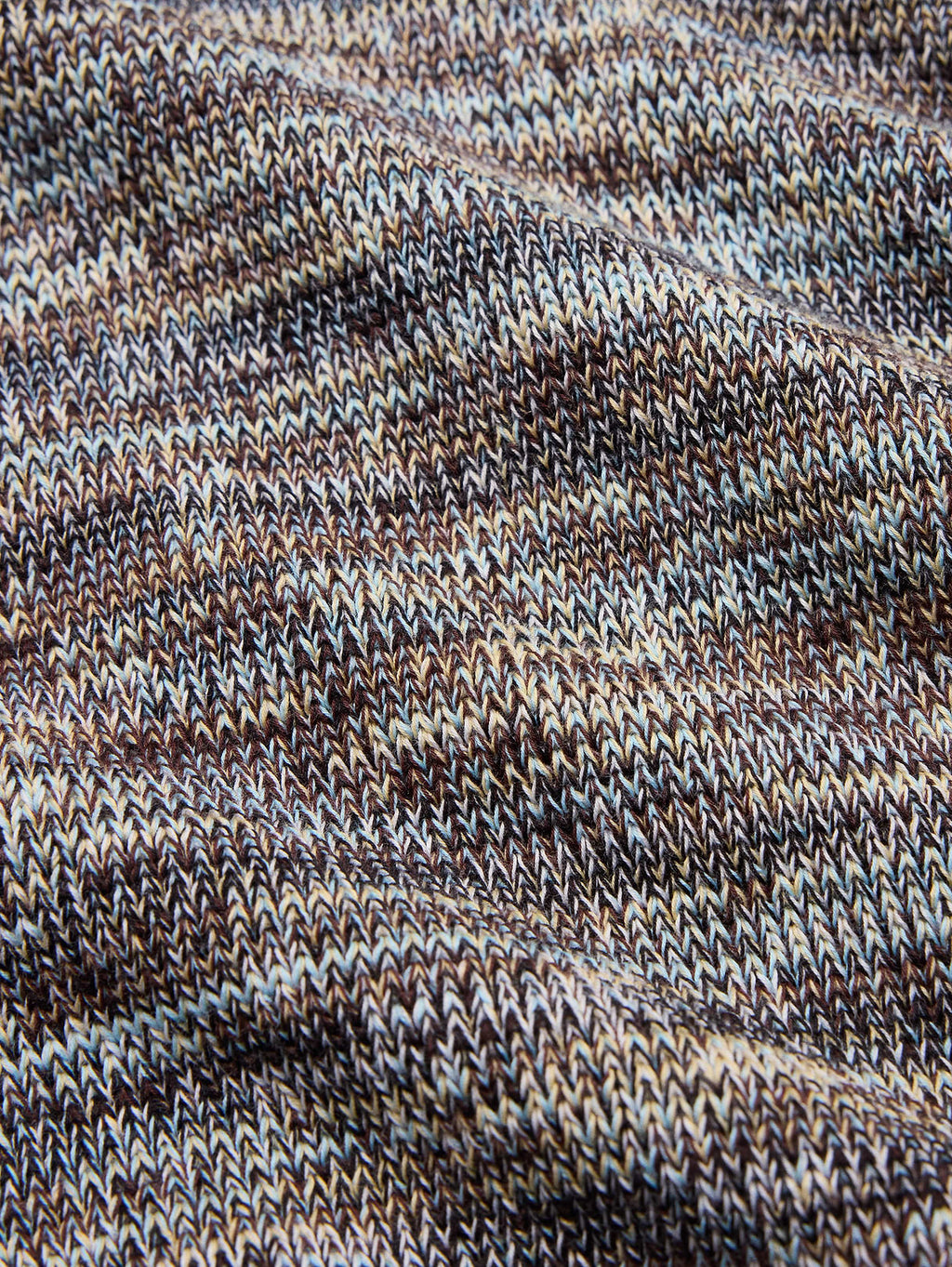 Spacedye Cotton Sweater Hoodie - Blue Multi