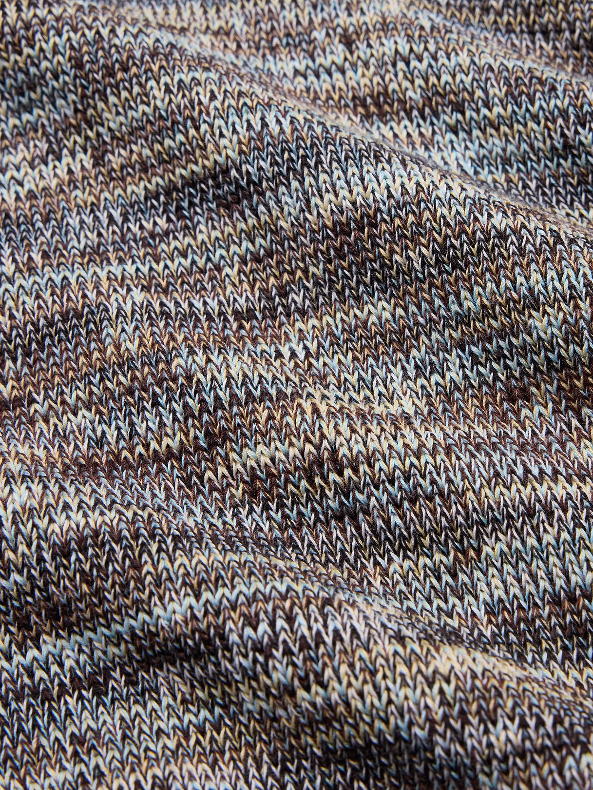 Spacedye Cotton Sweater Hoodie - Blue Multi