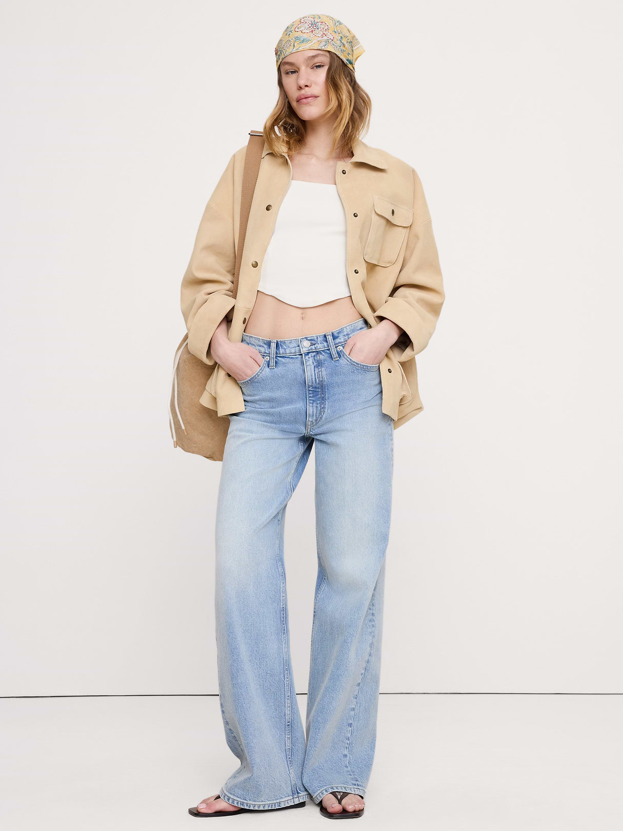 Sculpted-Stretch Corset Tank - Cream White
