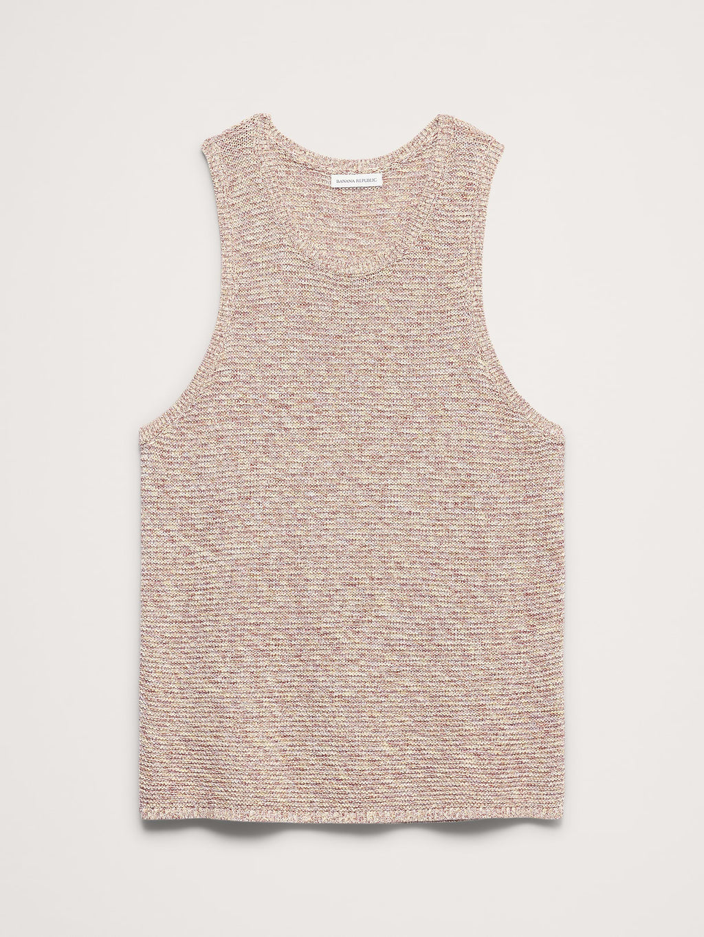 Cotton Sweater Tank - Mini Stripe Yellow