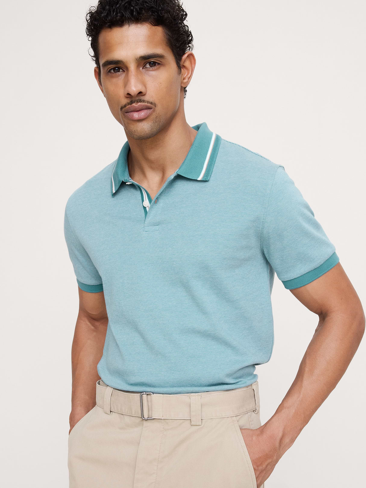 Luxury-Touch Polo - The Blues
