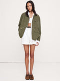 Barn Coat - Dark Olive Green