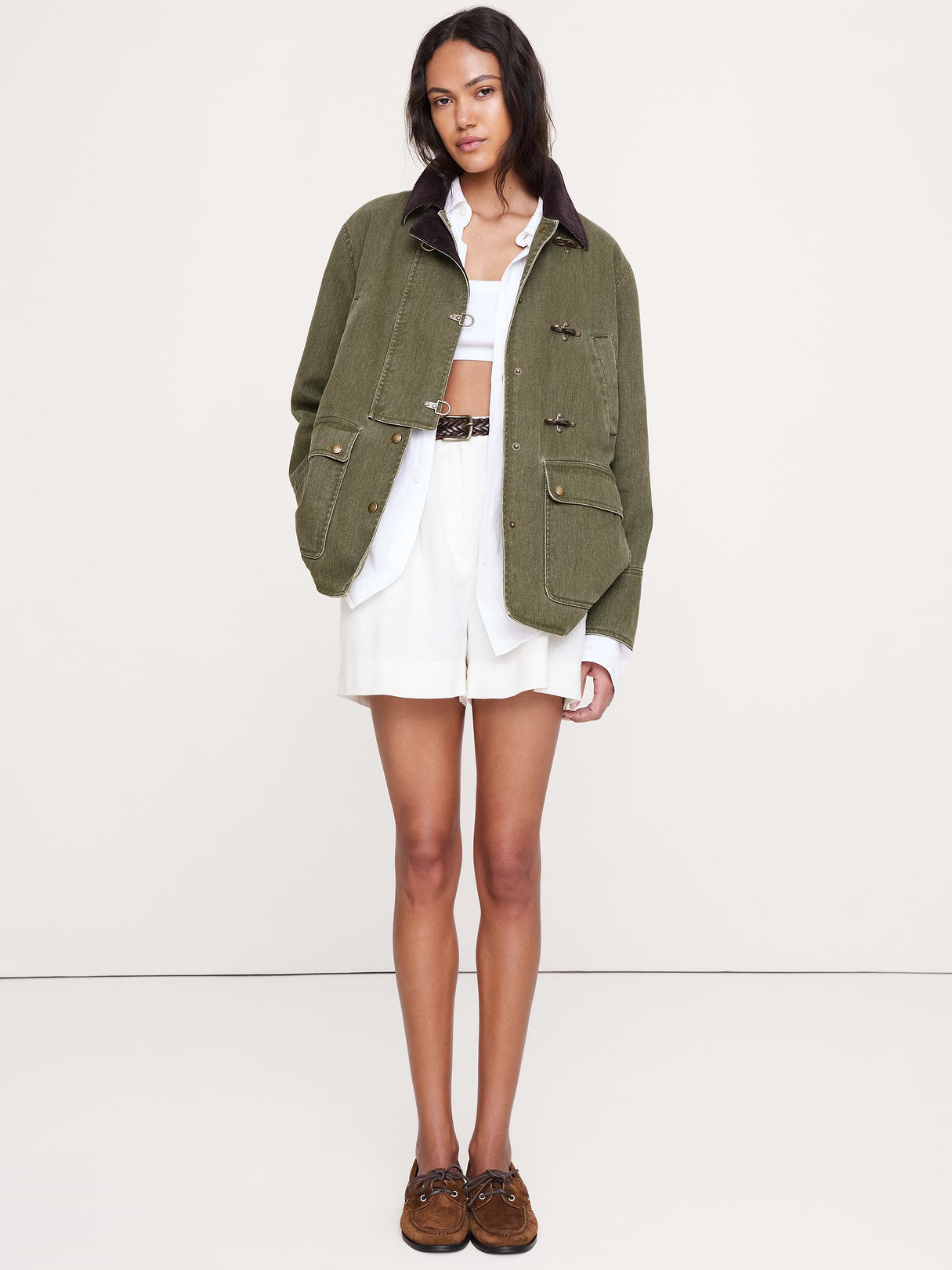 Barn Coat - Dark Olive Green