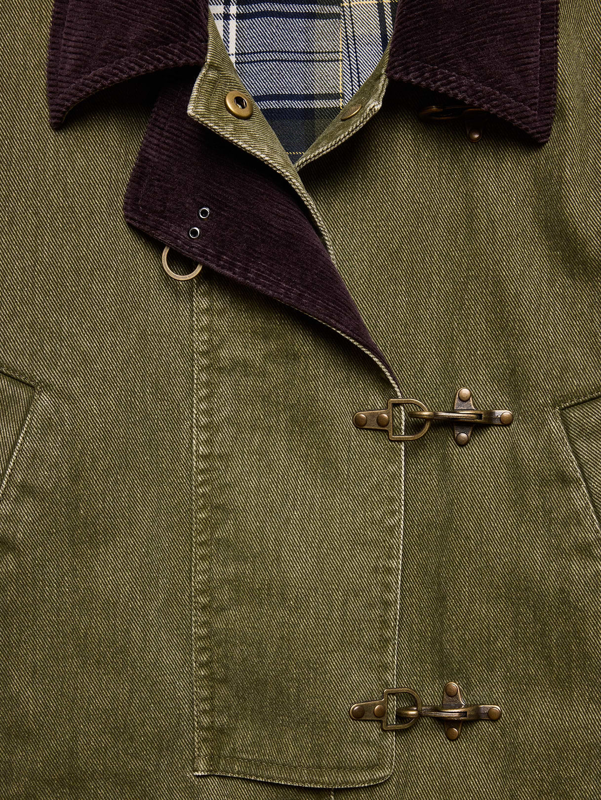 Barn Coat - Dark Olive Green
