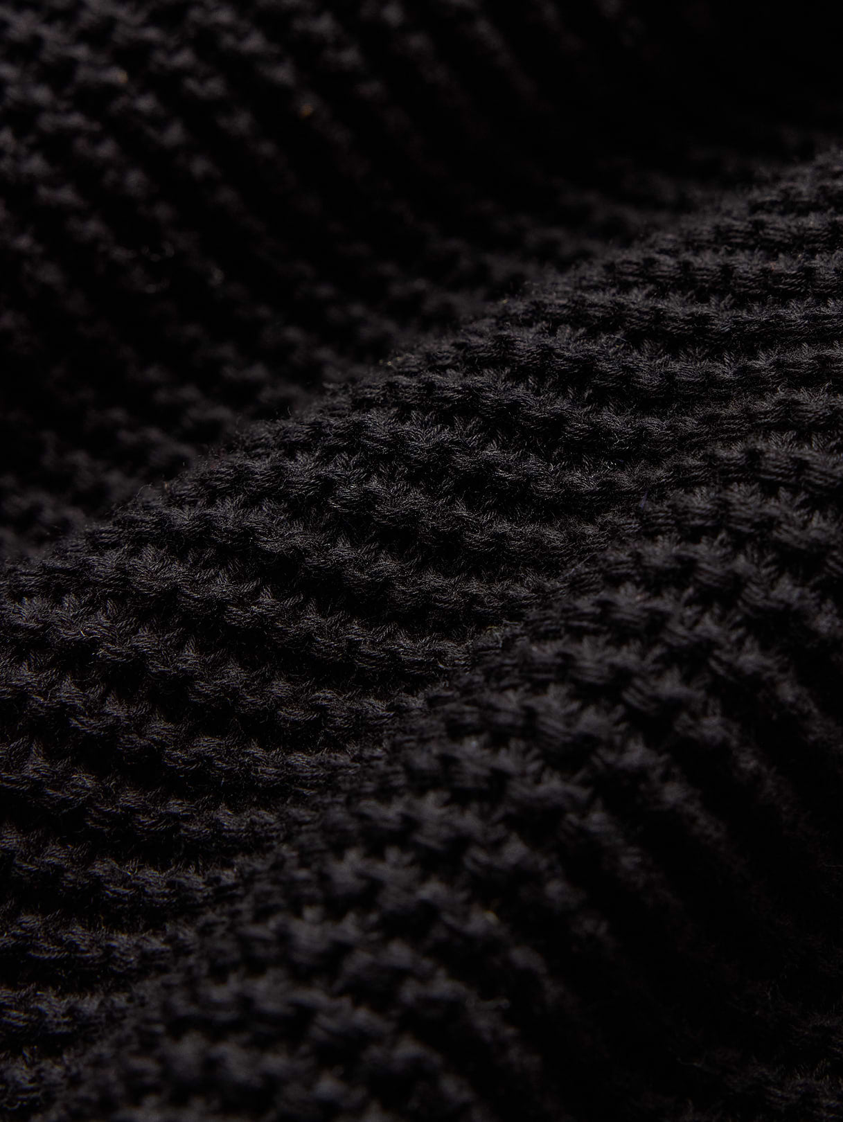 Cotton Sweater Tank - Black