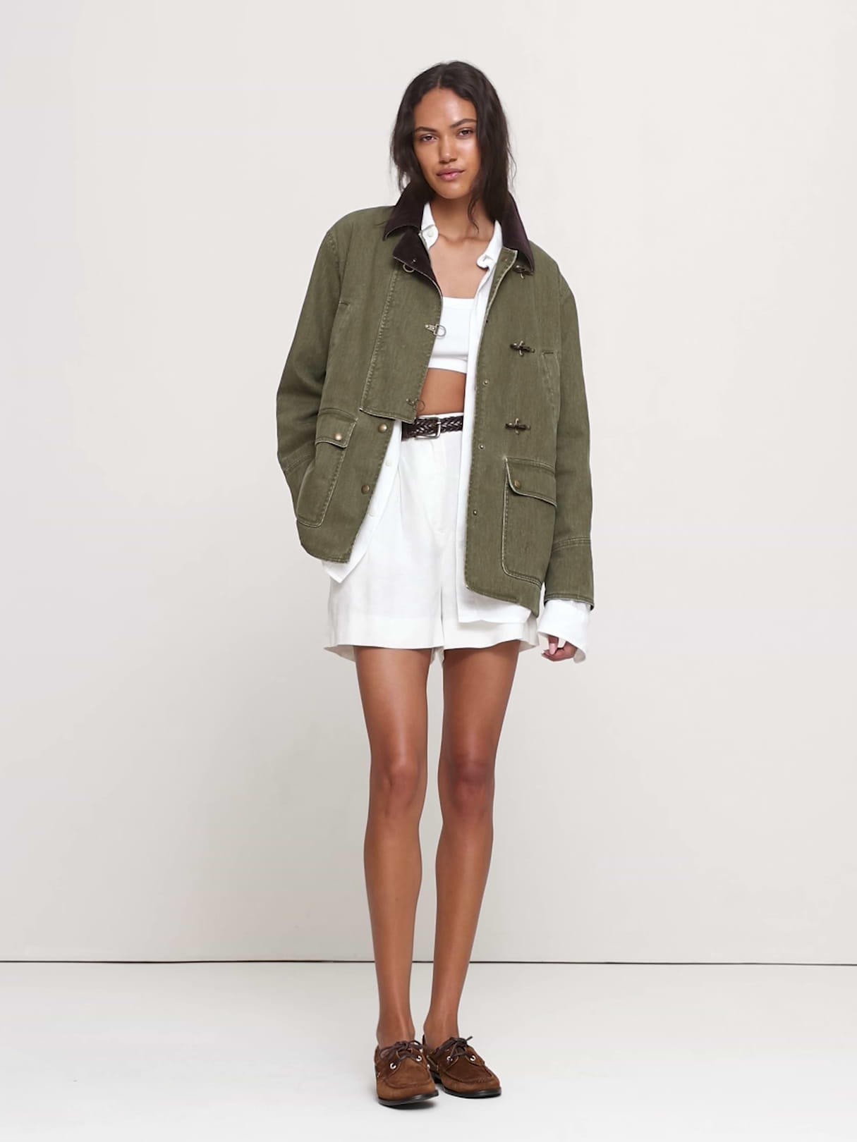 Barn Coat - Dark Olive Green