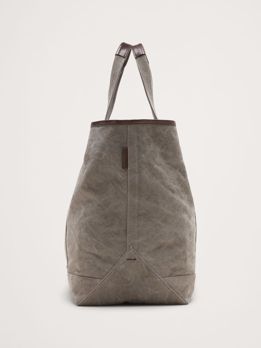 Canvas & Suede Weekend Tote - Mushroom Taupe