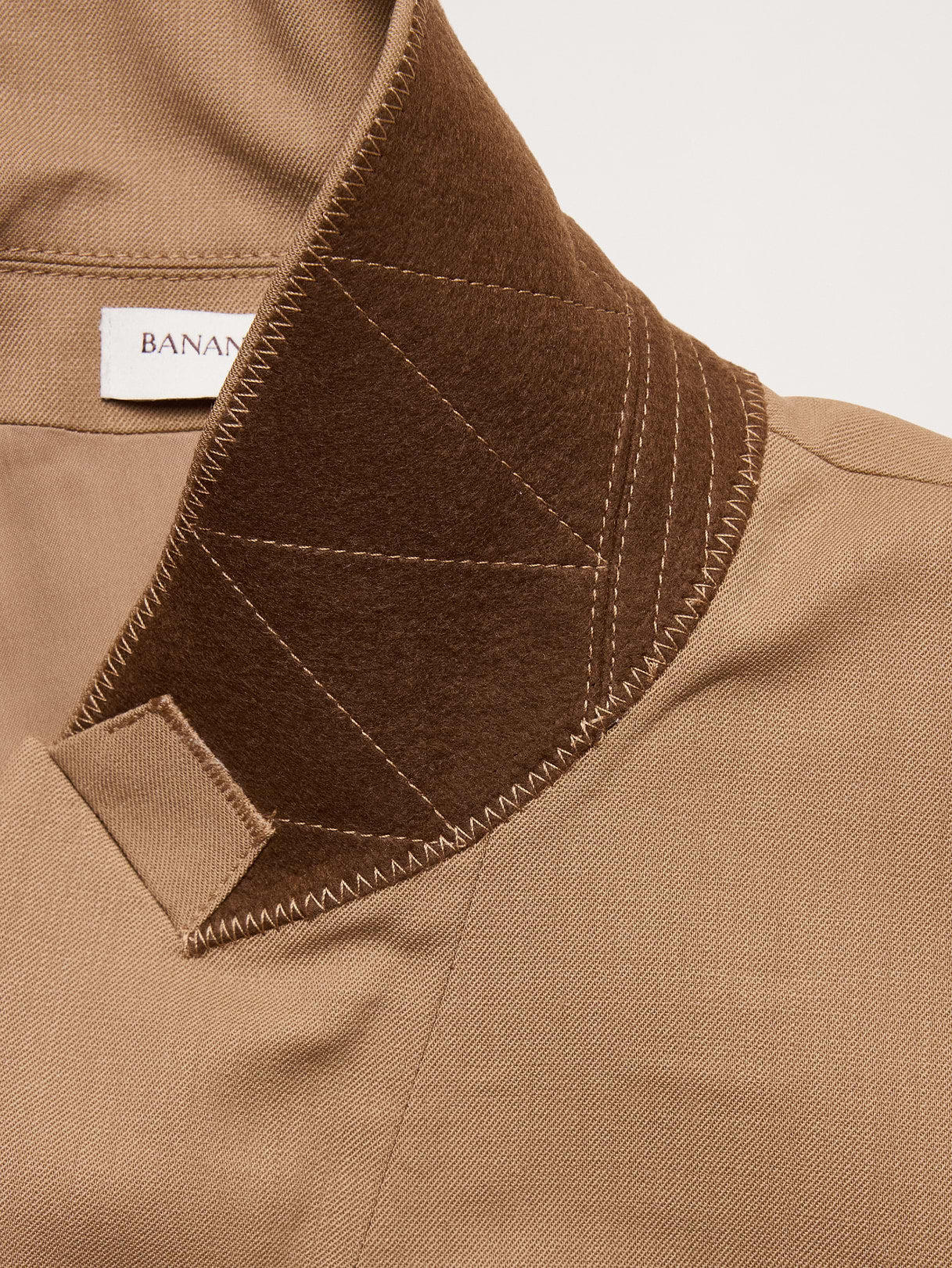 Slim Italian Lightweight Wool Blazer - Camel