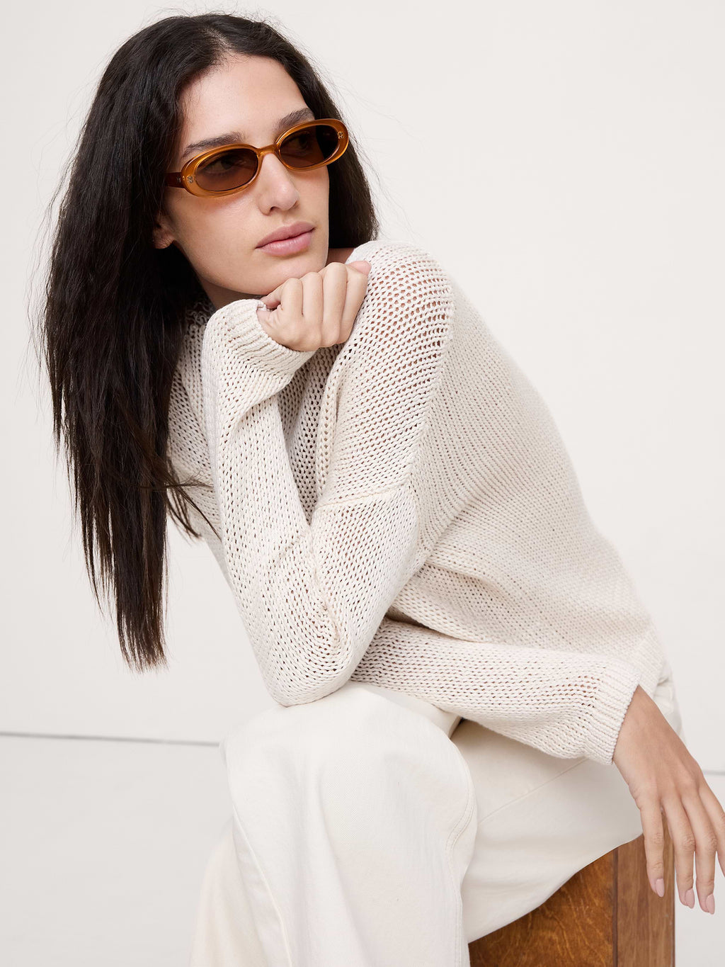 Outta Love Sunglasses by Le Specs - Caramel