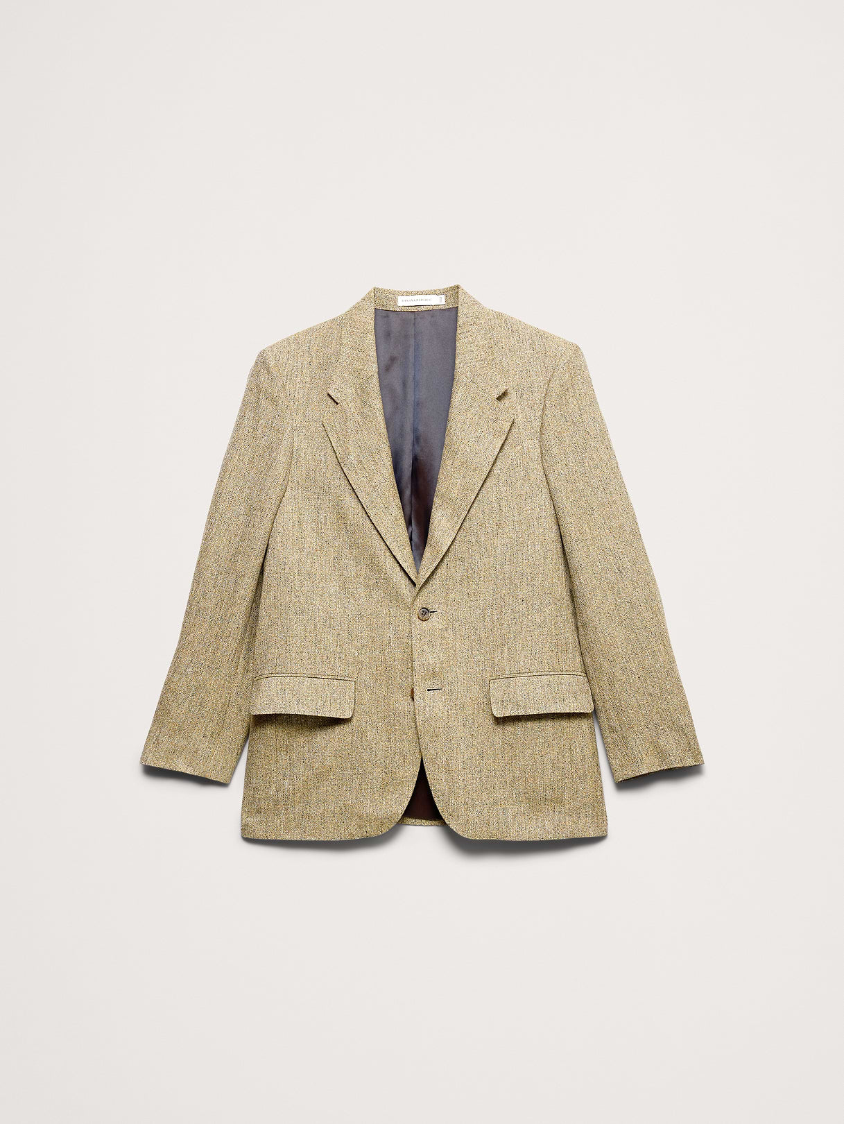 Relaxed Italian Linen Suit Jacket - Multi