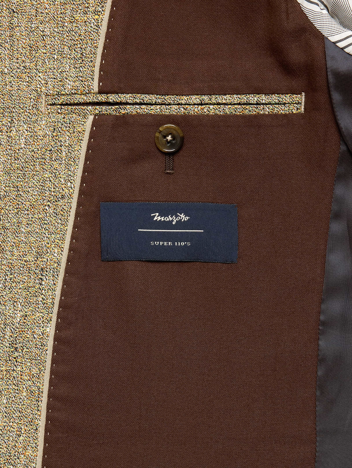 Relaxed Italian Linen Suit Jacket - Multi