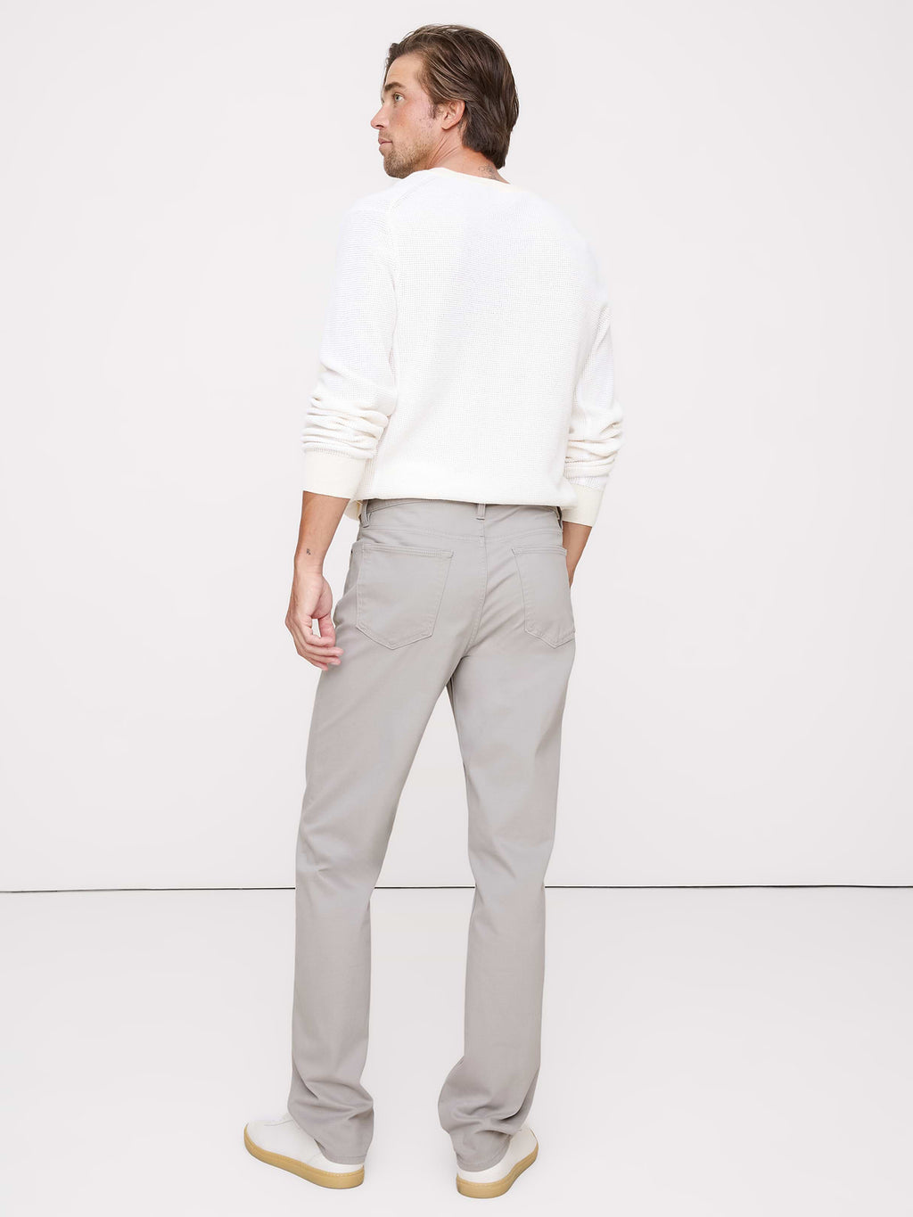 Straight Traveler Pant - Light Gray