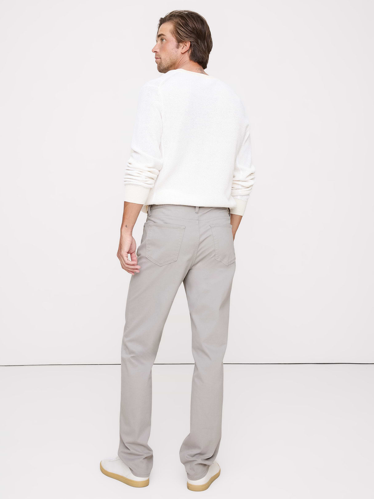 Straight Traveler Pant - Light Gray