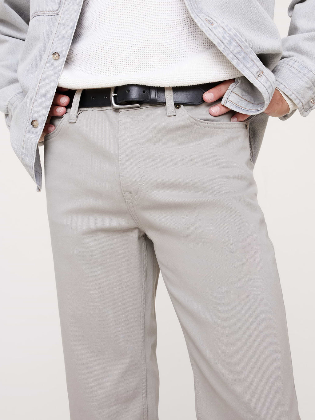 Straight Traveler Pant - Light Gray